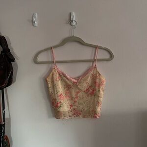 Flower dainty tank top